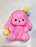 Сквіш « Таба лапка» ексклюзив Кролик рожевий, фото 2
