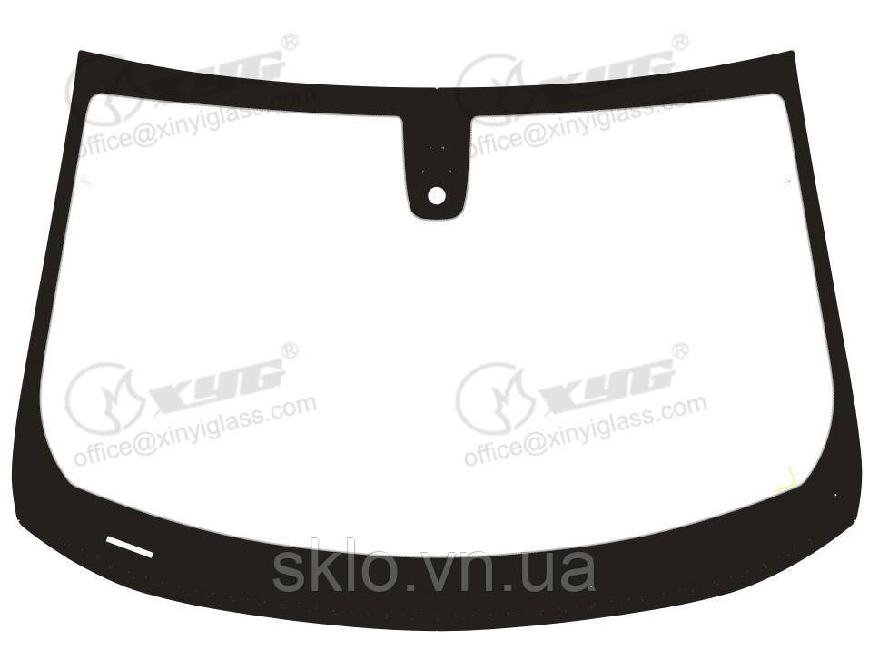 Лобове скло Chevrolet Malibu IX 2016- з датчиком і молдингом - Шевроле Малібу, фото 1