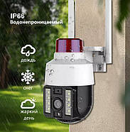 Камера відеоспостереження на 3 Мп вулична з керуванням від телефону A15-4G IPC-Q15, фото 7