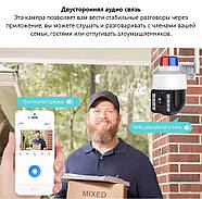 Камера відеоспостереження на 3 Мп вулична з керуванням від телефону A15-4G IPC-Q15, фото 4