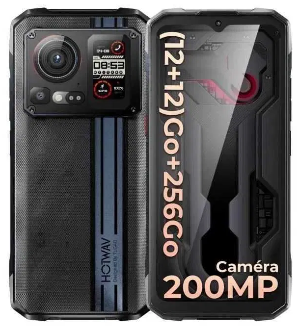 Смартфон HOTWAV Cyber ​​15 Black 12\256Gb NFC камера 200mp 6.6" FHD Global Version