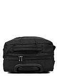 Сумка на колесах середня М чорна 60x37x22см/49л/2.4кг/Worldline 853-60, фото 9