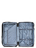 Сумка на колесах середня М чорна 60x37x22см/49л/2.4кг/Worldline 853-60, фото 10