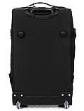 Сумка на колесах середня М чорна 60x37x22см/49л/2.4кг/Worldline 853-60, фото 5
