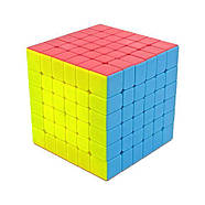 QiYi QiFan S2 6x6 stickerless | Кубик Рубіка 6x6 Кийи С2 кольоровий, фото 5