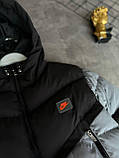 Чоловіча зимова куртка Nike M2215 сіра, фото 5