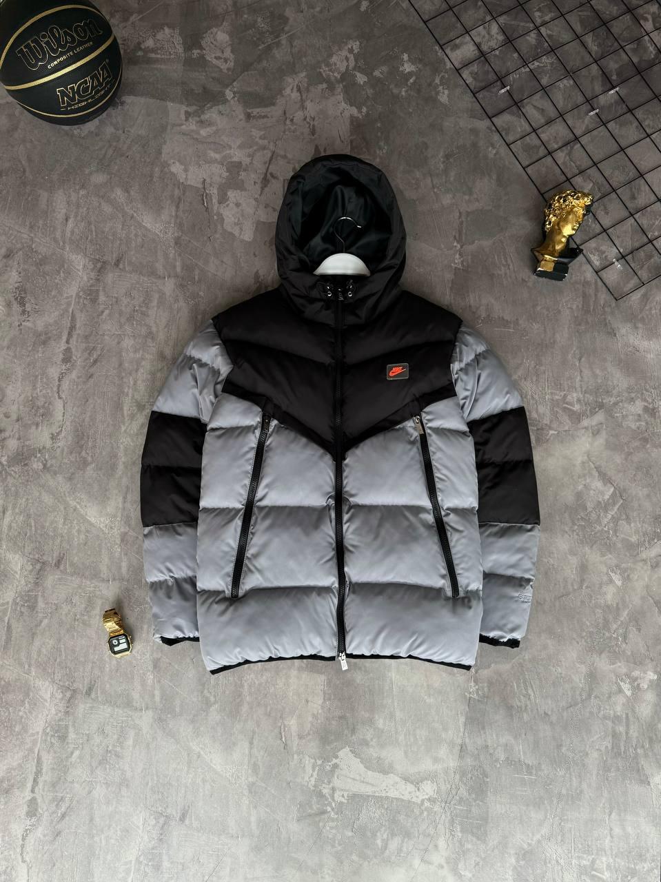 Чоловіча зимова куртка Nike M2215 сіра