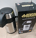 Термос помповий Benson BN-287, 4 літри, з неіржавкої сталі з пневмонасосом і ручкою для перенесення, фото 5