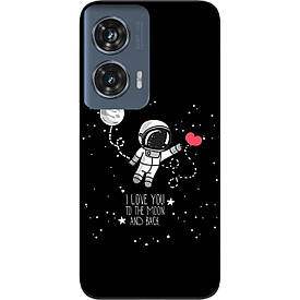 Чохол силіконовий Case для Motorola Edge 50 Fusion з картинкою Любов до місяця