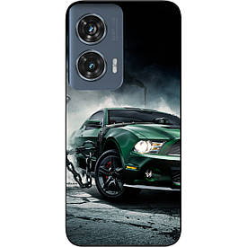 Бампер силіконовий Case для Motorola Edge 50 Fusion з малюнком Мустанг