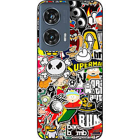 Бампер силіконовий Case для Motorola Edge 50 Fusion з малюнком Креатив