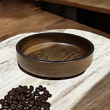 Дерев'яний салатник з цільного горіха  Діаметр 20см., фото 6