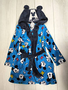 Халат дитячий синій Міккі Маус Kiabi 116см