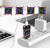 Usb тестер, вольтметр амперметр А3 7 амперів, фото 4