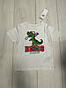 Футболка біла T-Rex Dino Primark 92, 98, 104, 110, 116, 122, 128см, фото 4