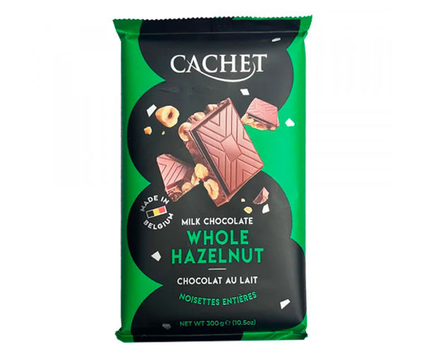 Молочний шоколад Cachet Фундук 300 г