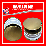 Донний клапан для умивальника з латуні клік-клак 1 1/4" золотого кольору CWP60-CB-GP-PVD McALPINE, фото 4