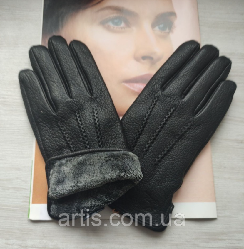 Шкіряні чоловічі рукавички