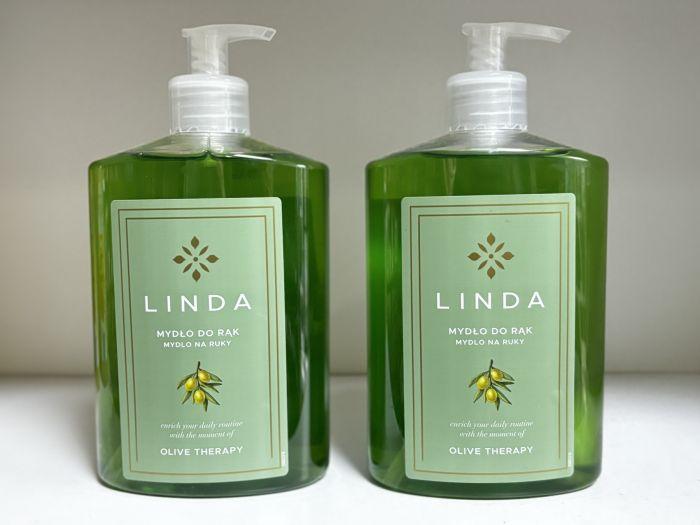Рідке мило з дозатором Linda Олива, 500 ml.