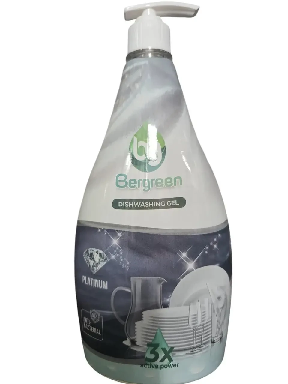 ЗАСІБ ДЛЯ МИТТЯ ПОСУДУ BERGREEN PLATINUM 500ML