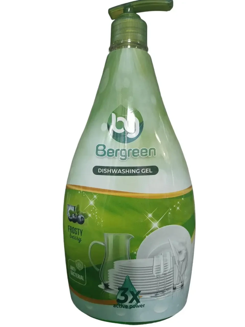 ЗАСІБ ДЛЯ МИТТЯ ПОСУДУ BERGREEN FROSTY BERRY 500ML