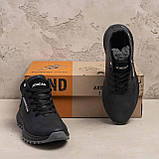 Спортивні шкіряні зимові чорні кросівки на хутрі, кросівки з натурального хутра чоловічі *Д3ч.бот* real, фото 6