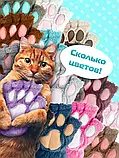 Рукавички лапки котика для квадробіки Аніме косплея м'які пухнасті мітенки рукавиці лапи кішки лисиці ведмедика без пальців, фото 11