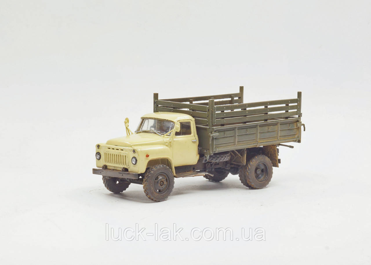 Набір деталей для конверсії масштабної моделі самоскида ГАЗ-САЗ-53Б у масштабі 1:43 (VScor)., фото 1