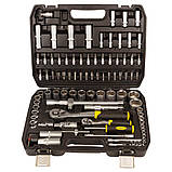 Набір насадок торцевих і біт 1/4", 1/2" 94шт CrV mid SIGMA (6003761), фото 2