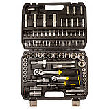 Набір насадок торцевих і біт 1/4", 1/2" 94шт CrV mid SIGMA (6003761), фото 3