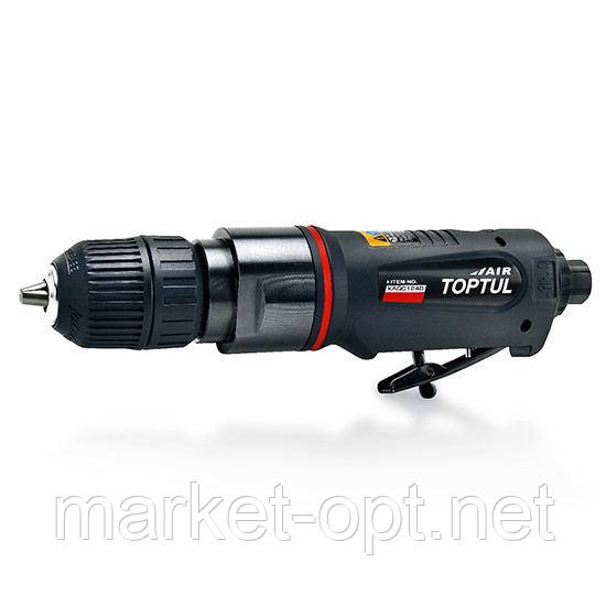 Пневмодриль реверсивний 3/8" (4000б/хв; самозатискний патрон) TOPTUL KAQC1240