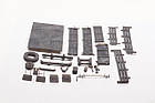 Набір деталей для конверсії масштабної моделі самоскида ГАЗ-САЗ-53Б у масштабі 1:43 (VScor)., фото 2