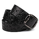 Ремінь зі шкіри буйвола фактурний st044610 чорний 40 мм, фото 5