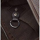 Сумка Месенджер для чоловіків 754110 Grande pelle чорний крейзі, фото 6