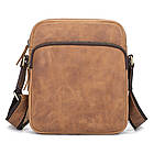 Сумка наплічна, месенджер, кінська шкіра JD1069B John McDee, фото 6