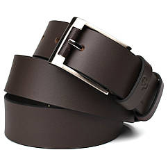 Шкіряний ремінь коричневий 38 мм Grande Pelle 513107001