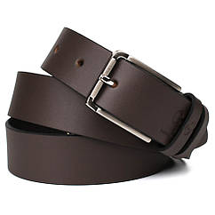 Шкіряний ремінь коричневий 35 мм Grande Pelle 313012500
