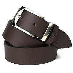 Шкіряний ремінь коричневий 35 мм Grande Pelle 313011261