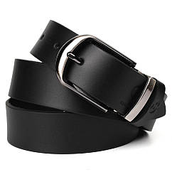 Шкіряний ремінь чорний 35 мм Grande Pelle 310512861