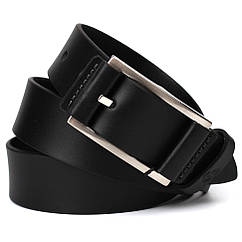 Шкіряний ремінь чорний 35 мм Grande Pelle 310203142