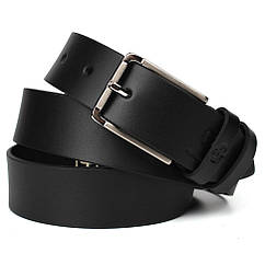 Шкіряний ремінь чорний 35 мм Grande Pelle 310012500