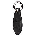 Шкіряний чохол тримач для Apple AirTag чорний Grande Pelle 463110, фото 3