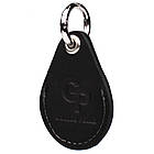 Шкіряний чохол тримач для Apple AirTag чорний Grande Pelle 463110, фото 4