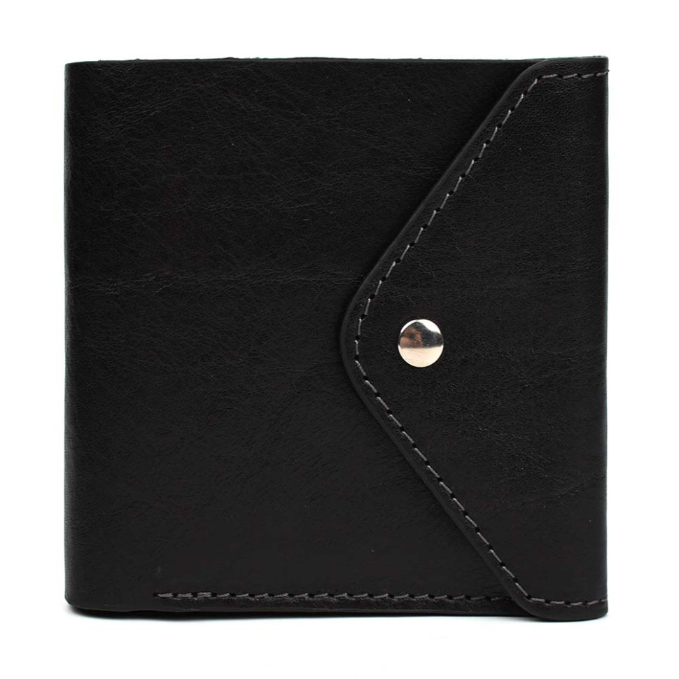Чоловіче шкіряне портмоне чорне Grande Pelle 546610, фото 1