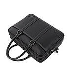 Шкіряна сумка для ноутбука, колір чорний, John McDee, 7348A, фото 7