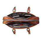 Містка шкіряна чоловіча сумка на кожен день 7349B, фото 8