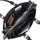 Шкіряна чоловіча сумка для ноутбука та документів 7349A, фото 3