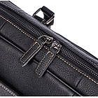 Шкіряна чоловіча сумка для ноутбука та документів 7349A, фото 4