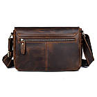 Сумка месенджер листоношка з клапаном на плече John McDee 1062R, фото 4