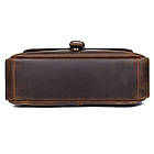 Сумка месенджер листоношка з клапаном на плече John McDee 1062R, фото 6